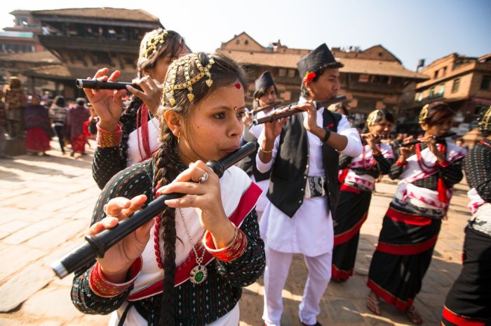 newari culture kathmandu valley days festival kimkim instrument musical