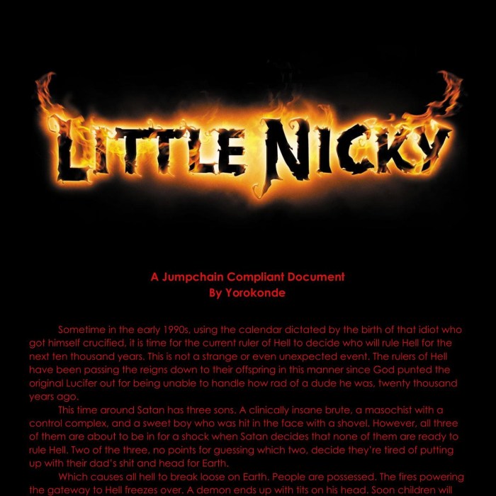 news story about Little Nicky